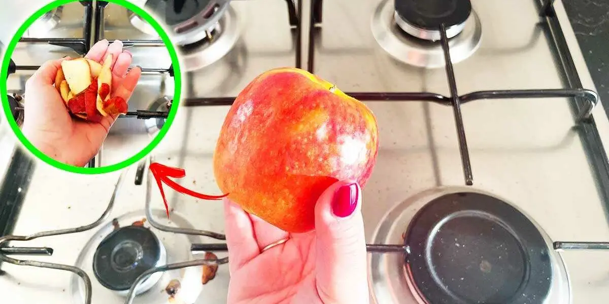 ¿Cómo utilizar cáscaras de manzana para limpiar y pulir la estufa?