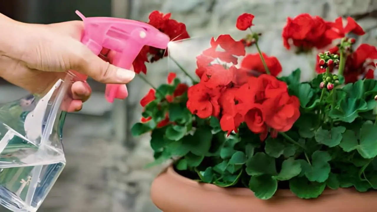 Así es como tener geranios llenos de flores: hay que regarlos así para tenerlos siempre frondosos