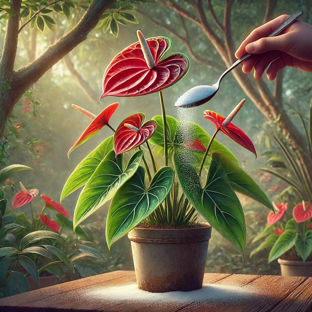 Muy poca gente conoce este truco para hacer florecer el Anthurium