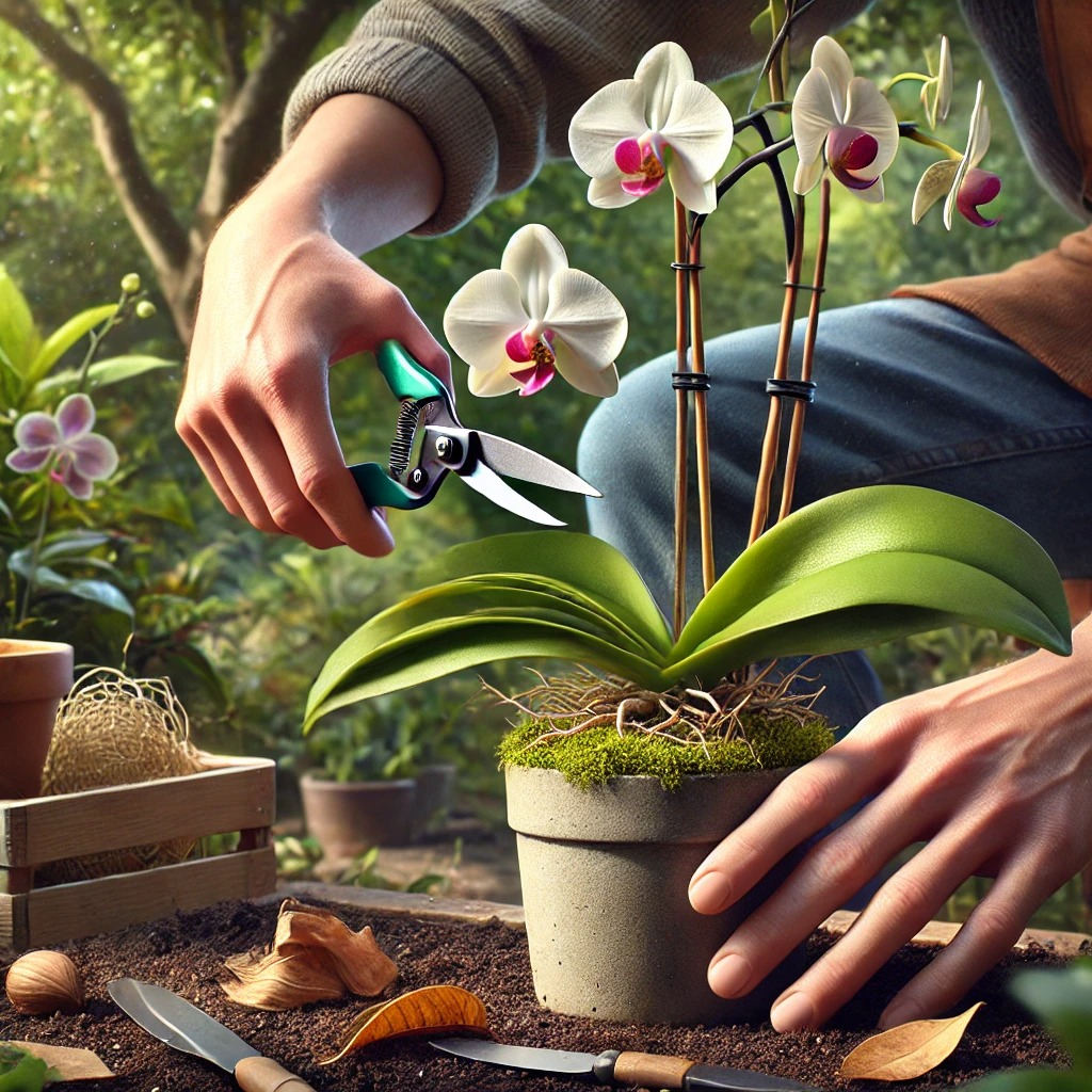 Abundantes flores y raíces de la orquídea si haces este proceso una vez al mes