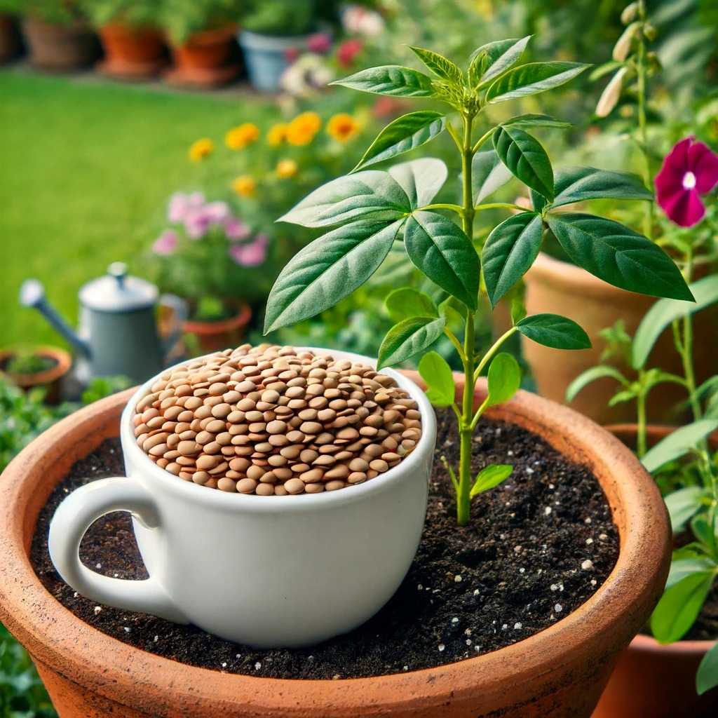 Con una taza de este ingrediente cualquier planta cobra vida al instante