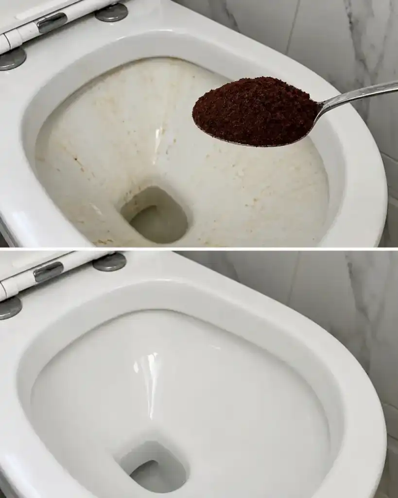 Antes de tirar los posos de café, prueba este ingenioso truco en el inodoro