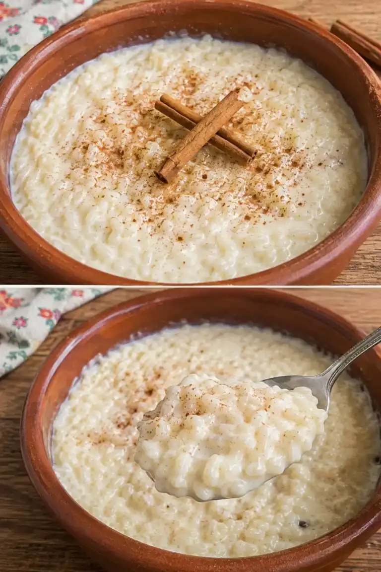 Así hacía mi abuela el arroz con leche más cremoso usando un ingrediente inesperado