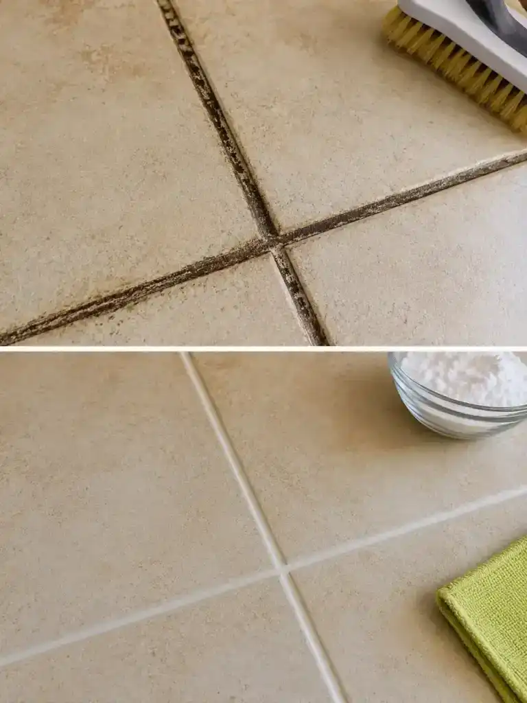 Cómo devolver el color original a las juntas del suelo con un sencillo truco casero