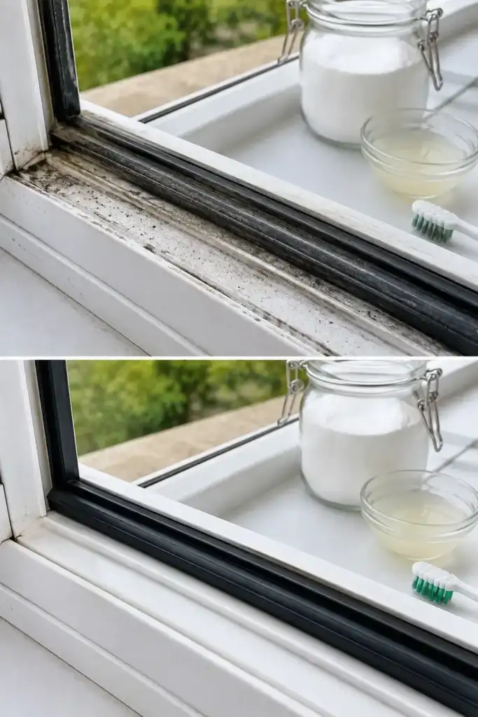 Cómo eliminar la suciedad acumulada en las gomas de las ventanas con un remedio casero