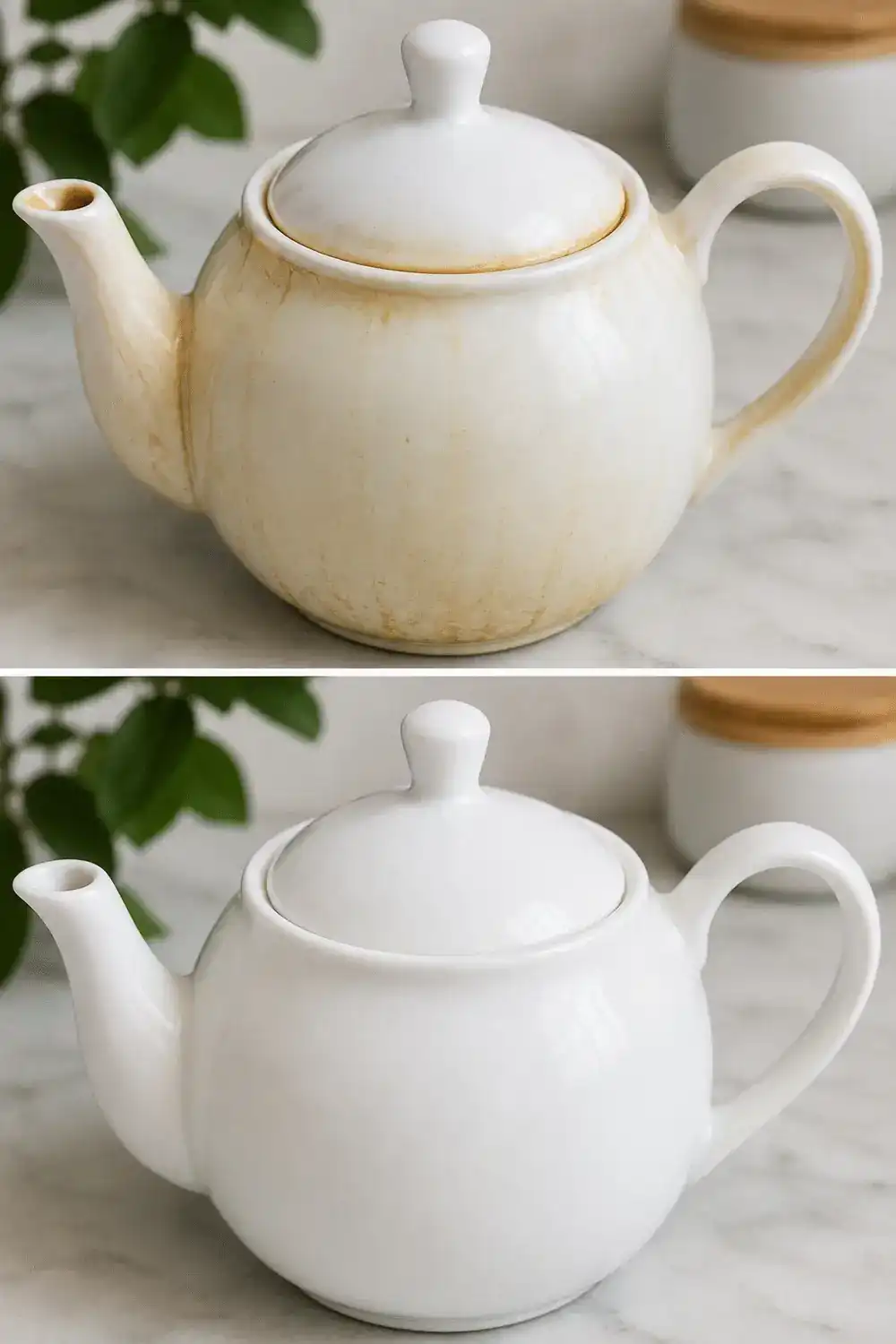 Cómo eliminar las manchas de té de una tetera de porcelana con un remedio casero