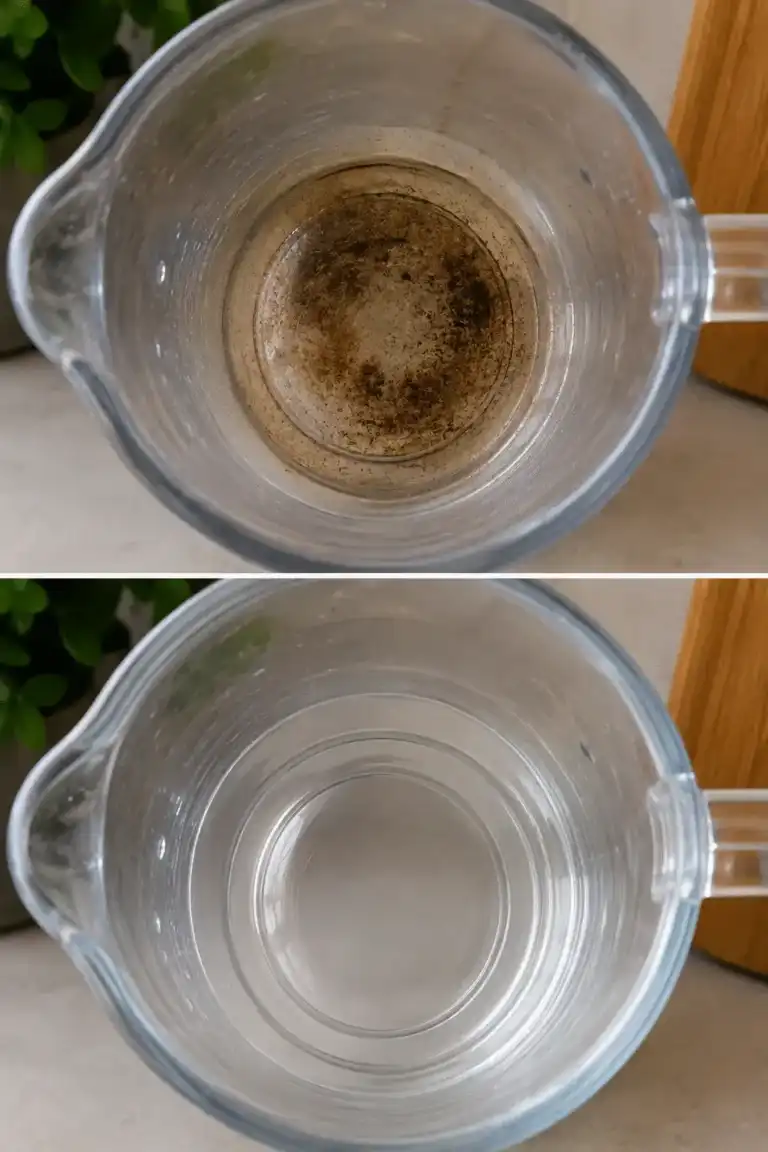 Cómo eliminar las manchas oscuras del fondo de las jarras de agua