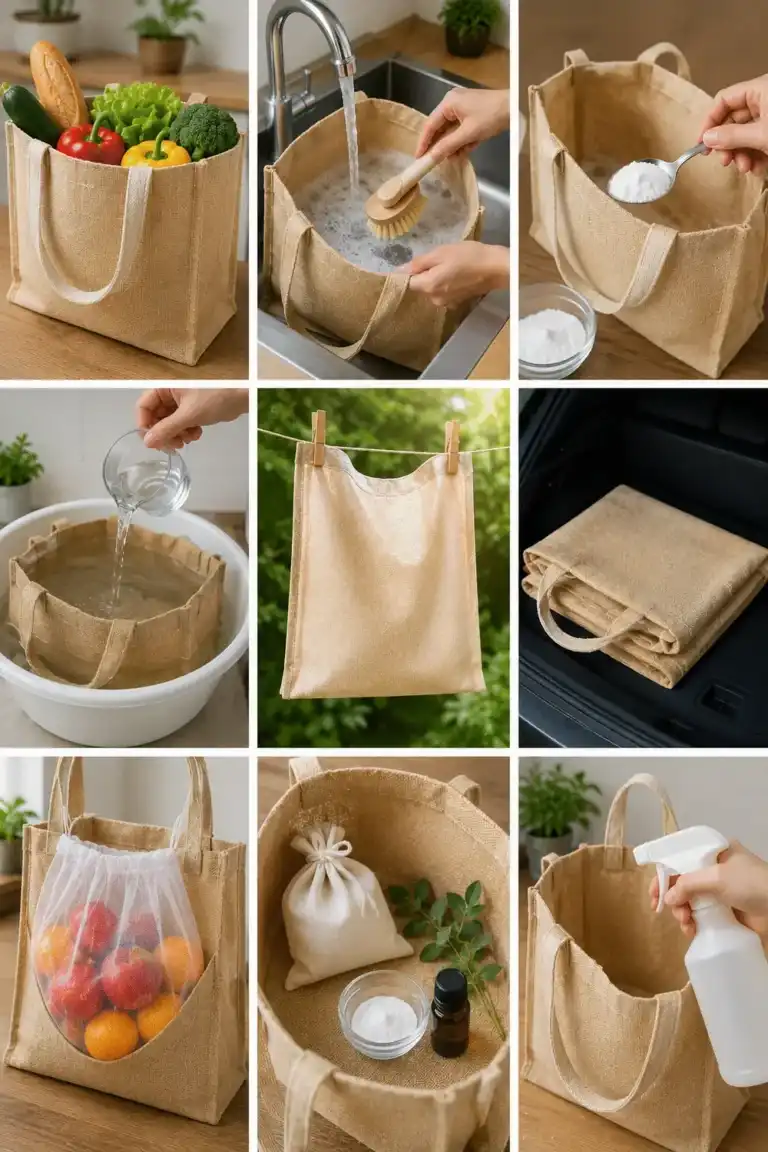Cómo evitar que las bolsas reutilizables desprendan malos olores
