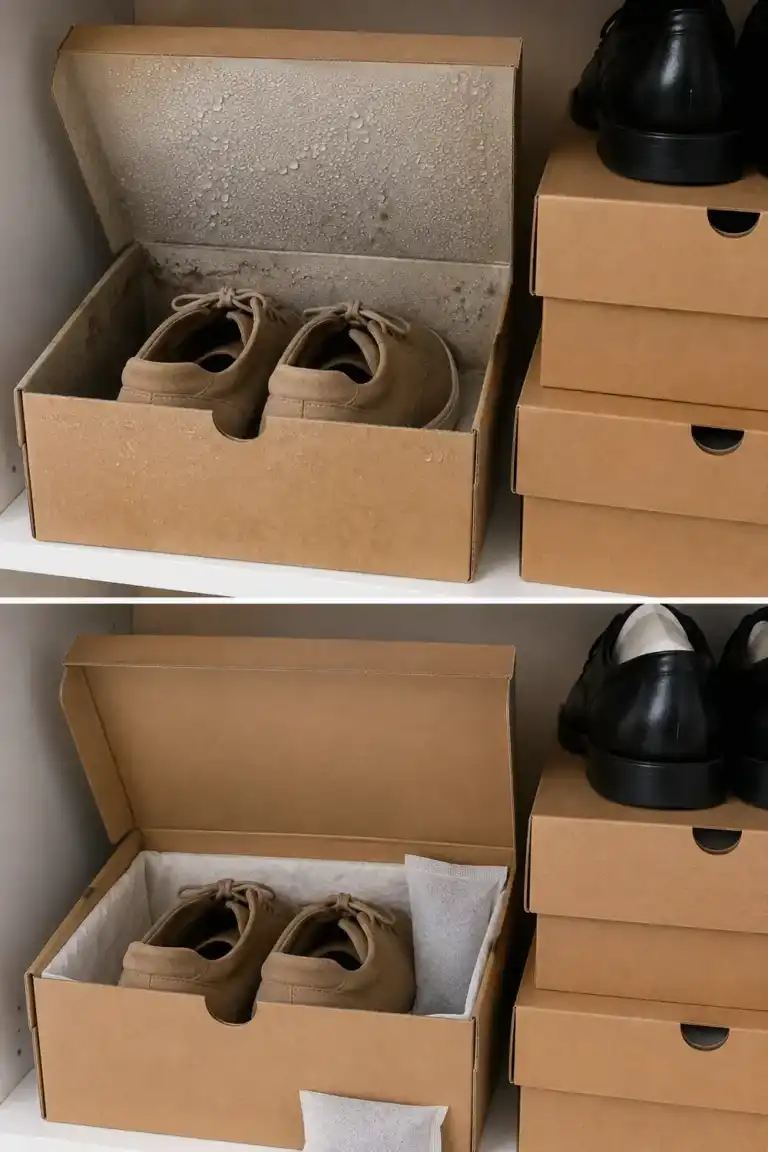 Cómo evitar que las cajas de zapatos acumulen humedad durante el invierno