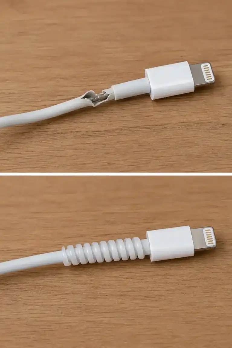 Cómo evitar que los cables del cargador se rompan siempre por el mismo sitio