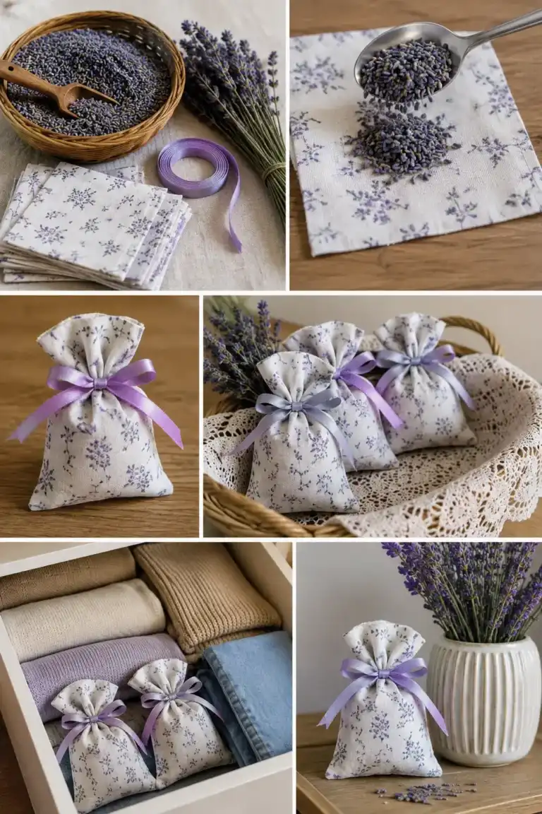 Cómo hacer almohadillas aromáticas con lavanda seca para perfumar el hogar