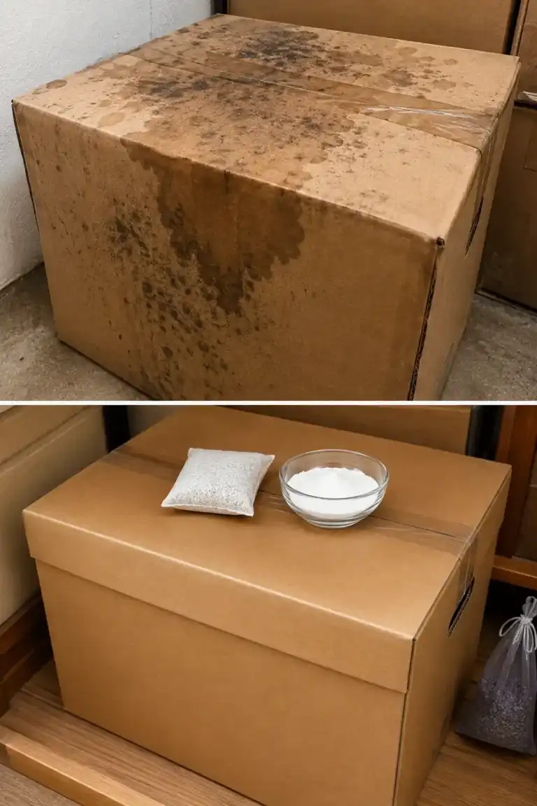Cómo impedir que las cajas de cartón almacenadas atraigan humedad y malos olores