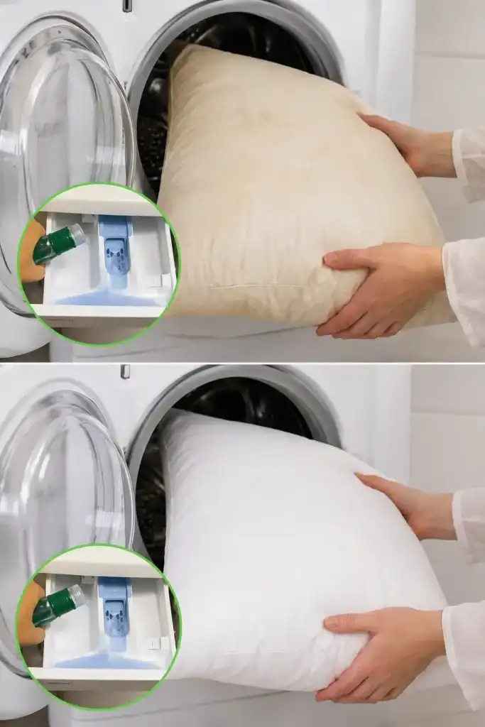 Cómo lavar las almohadas sin deformarlas: el truco que casi nadie conoce