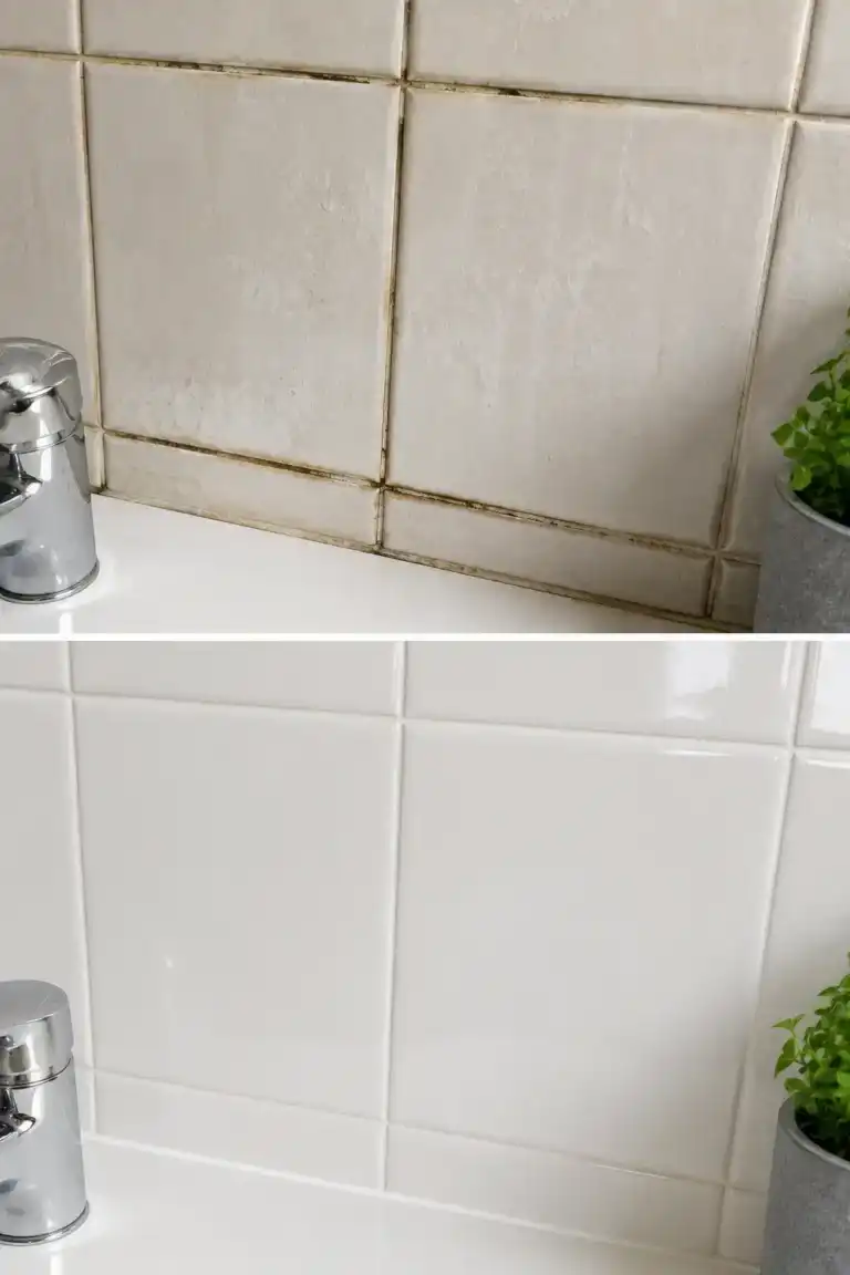 Cómo recuperar el brillo de los azulejos del baño con un remedio muy sencillo