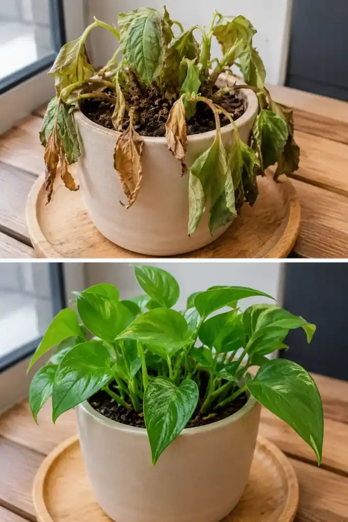 Cómo revivir una planta marchita en menos de una semana