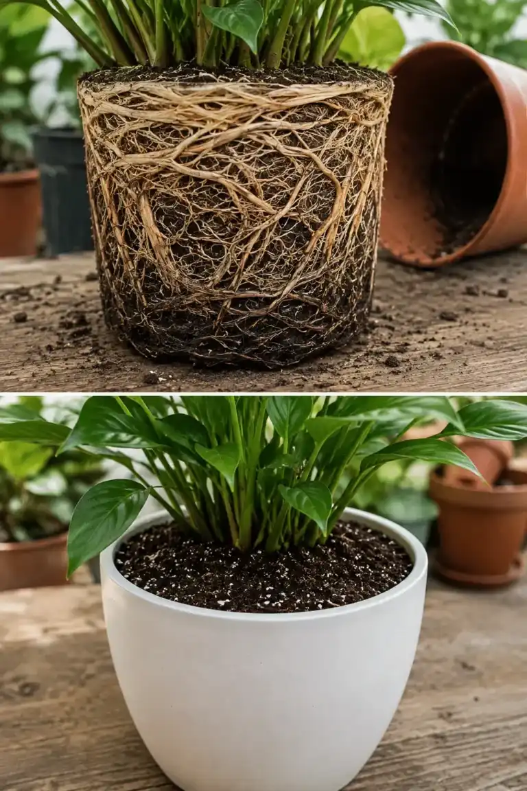 Cómo saber si una planta necesita ser trasplantada observando solo sus raíces