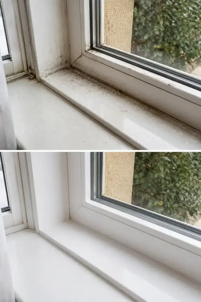 Con este método los marcos de las ventanas vuelven a quedar impecables