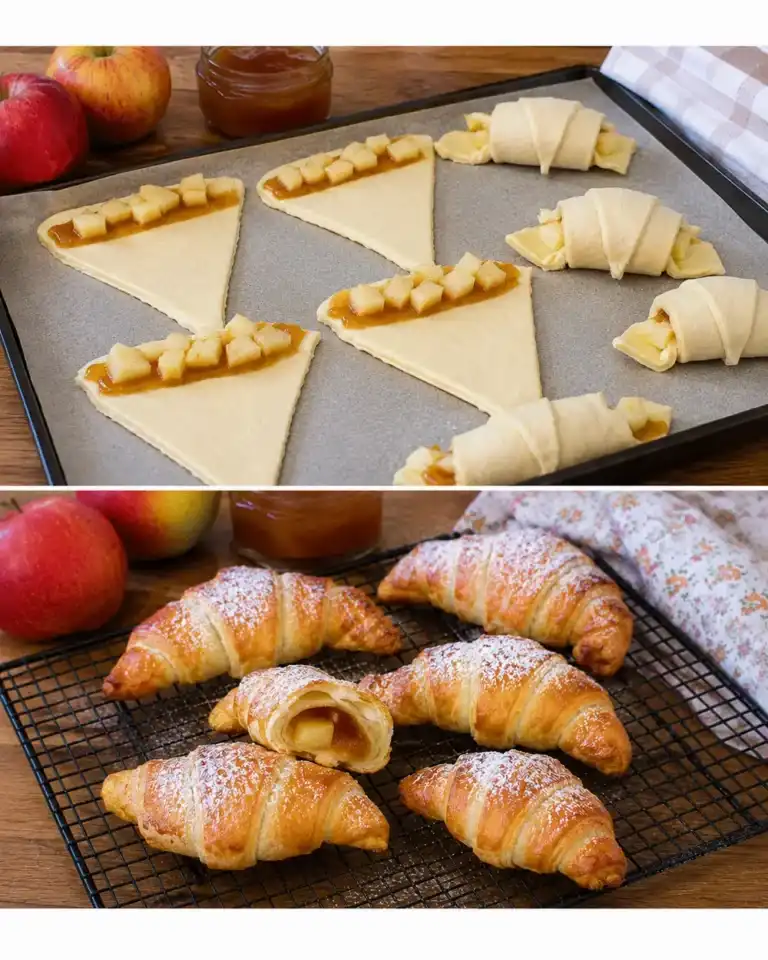 Cruasanes de manzana y mermelada: el desayuno crujiente que se prepara en pocos minutos