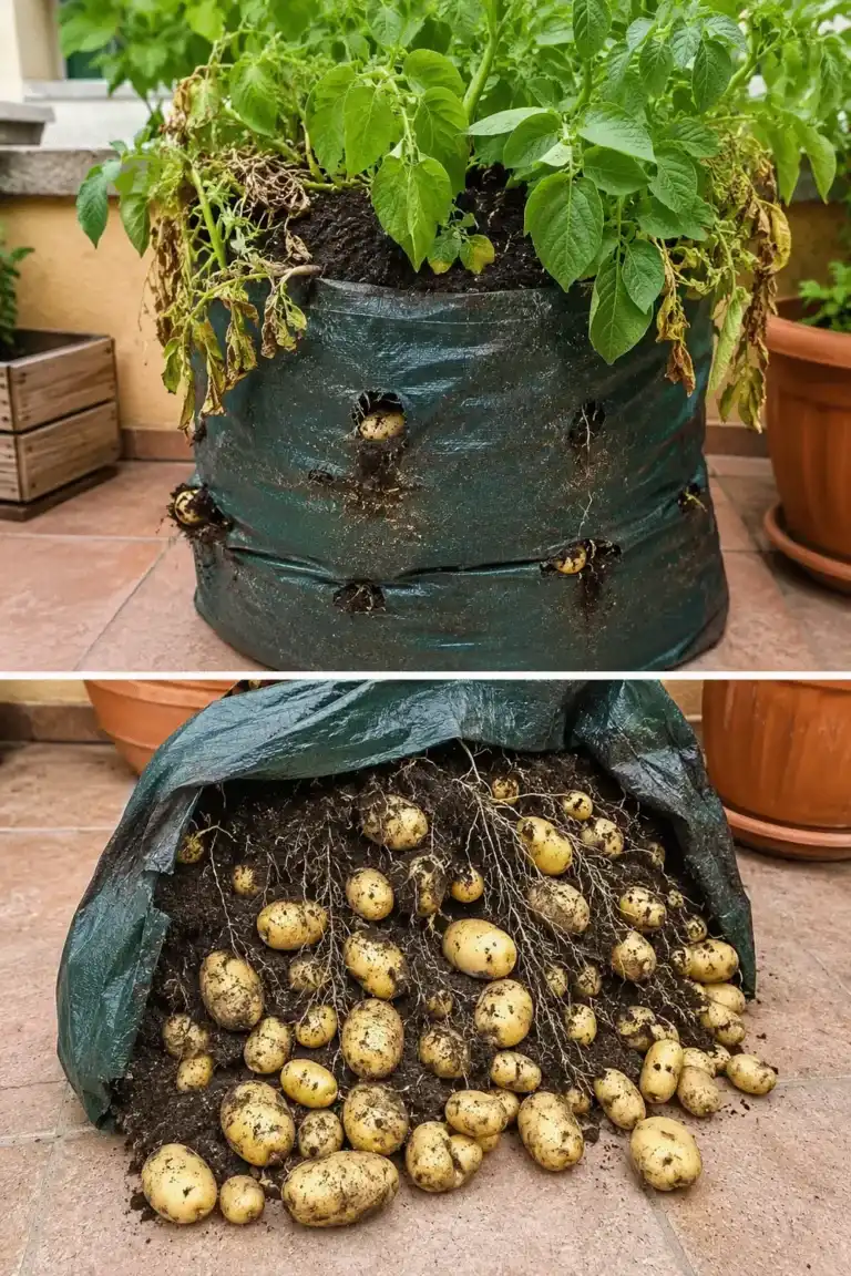 Cultiva patatas en cualquier terraza con el método de la bolsa: una cosecha abundante sin necesidad de jardín