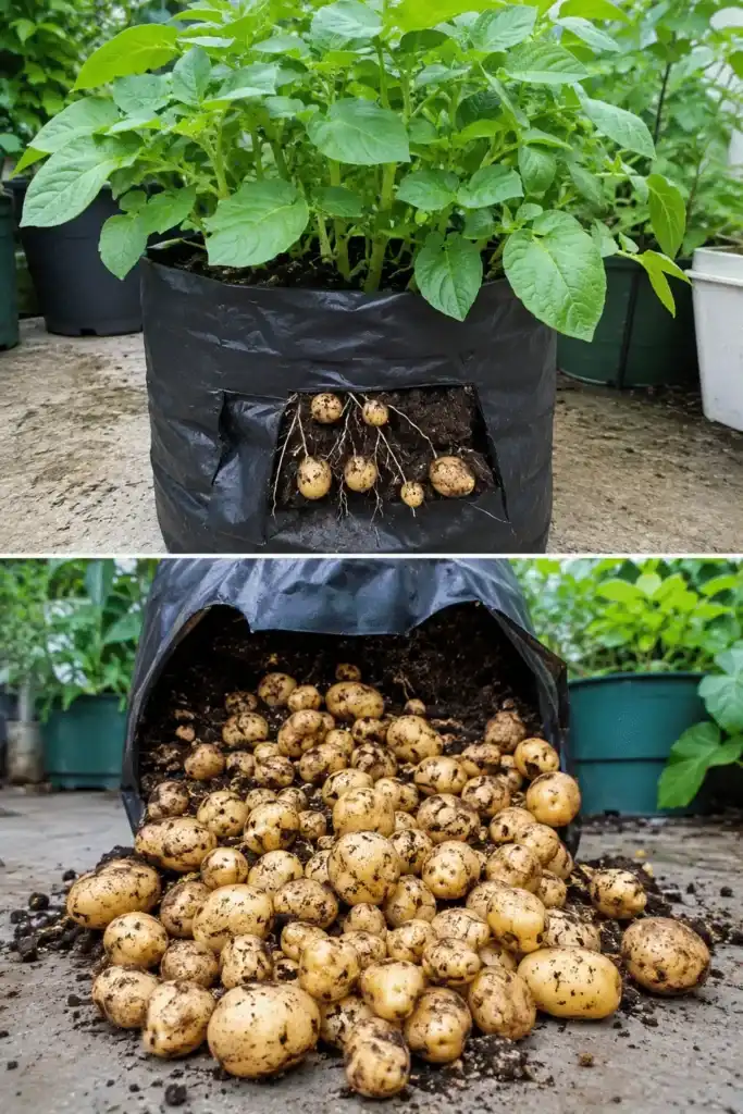 De una sola bolsa a una gran cosecha: el método más eficaz para cultivar muchas patatas en espacios pequeños