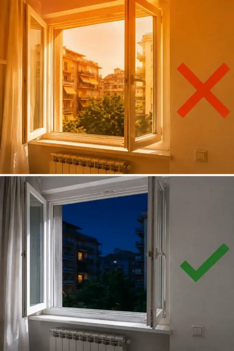 El error al abrir las ventanas durante una ola de calor que puede calentar aún más la vivienda