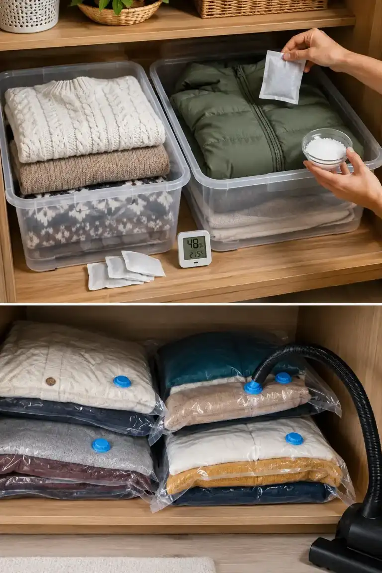 El método para guardar la ropa de otra temporada sin que aparezca humedad
