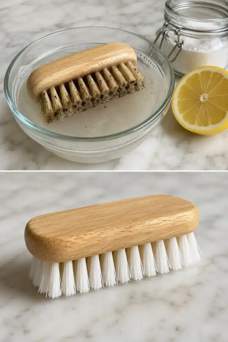 El remedio casero para limpiar los cepillos de uñas y dejarlos como nuevos