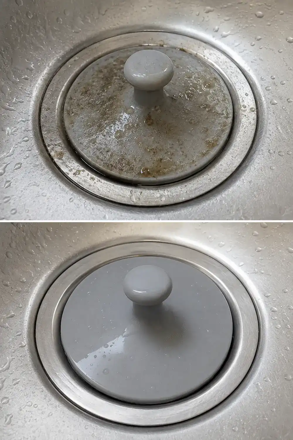 El remedio casero para limpiar los tapones de silicona del fregadero