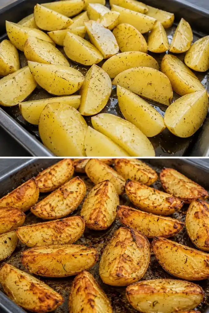 El secreto para unas patatas al horno doradas por fuera y cremosas por dentro