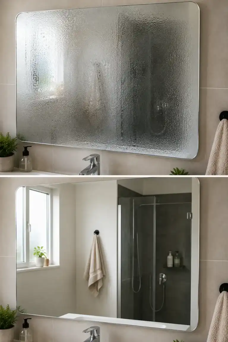 El sencillo truco para evitar que los espejos del baño se empañen