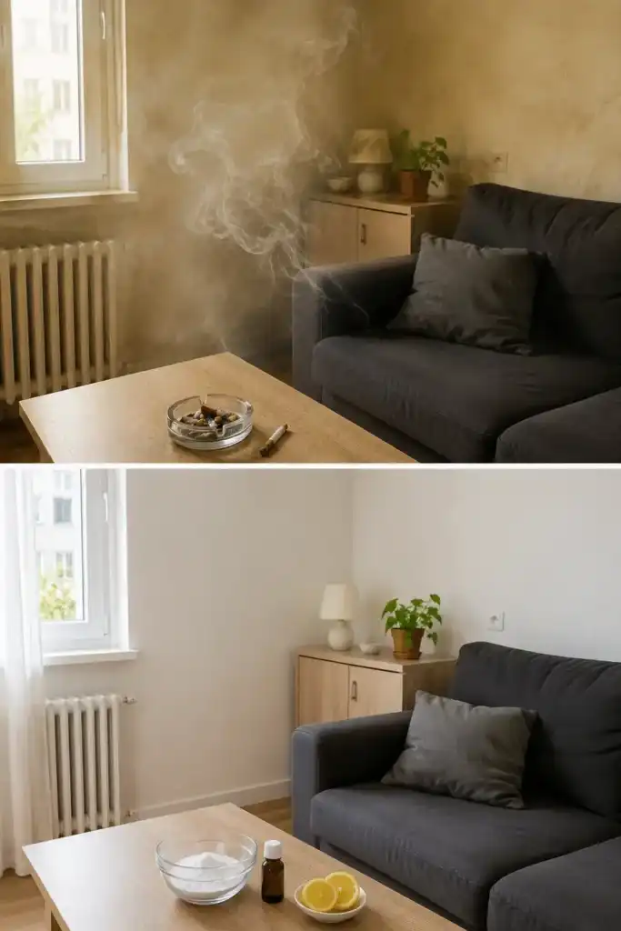 El truco casero para eliminar el olor a tabaco de una habitación rápidamente