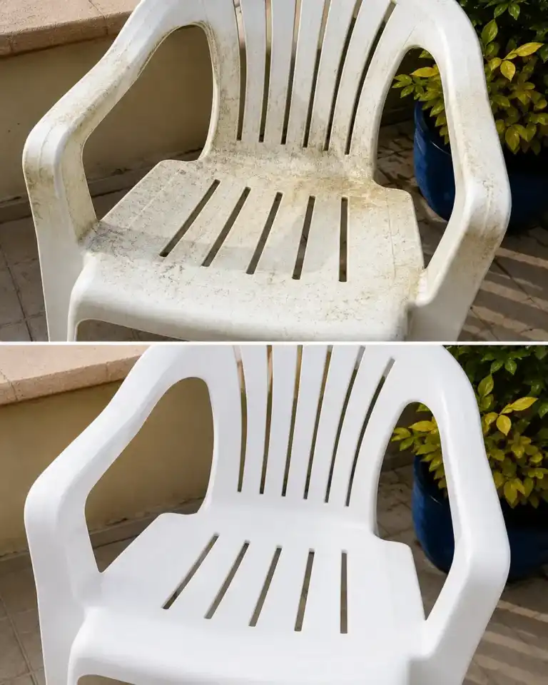 El truco casero que devuelve el blanco original al plástico amarillento en muy poco tiempo