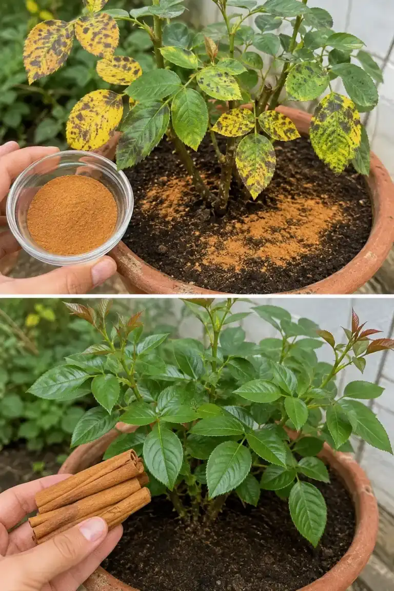 El truco de la canela que protege las plantas de hongos sin productos químicos