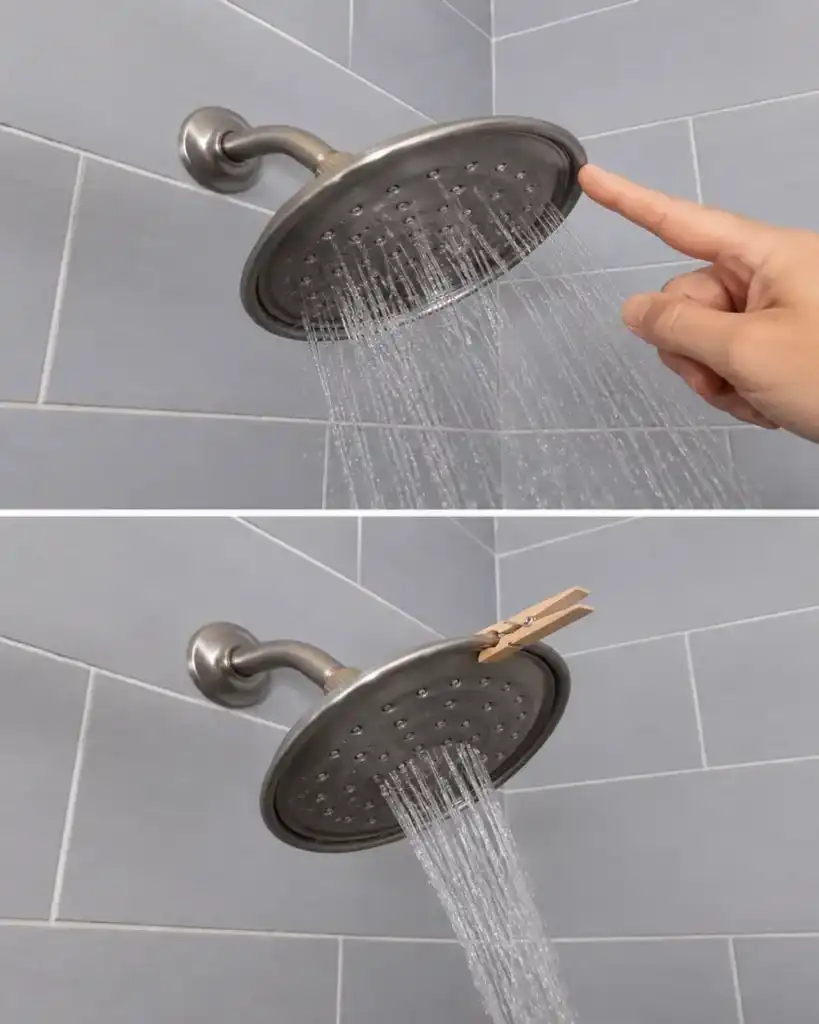 El truco de la pinza en la ducha que puede ayudarte a ahorrar agua y dinero