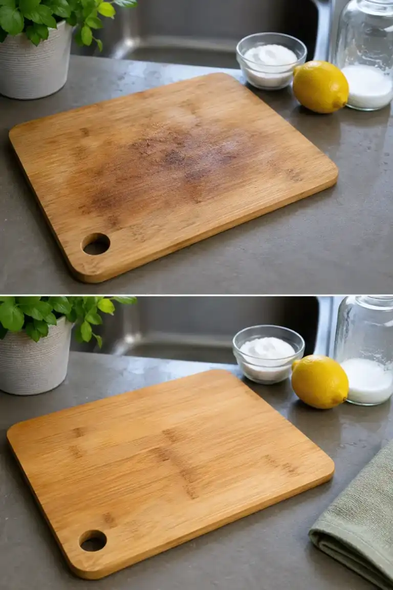 El truco para eliminar el olor persistente de las tablas de cortar de bambú