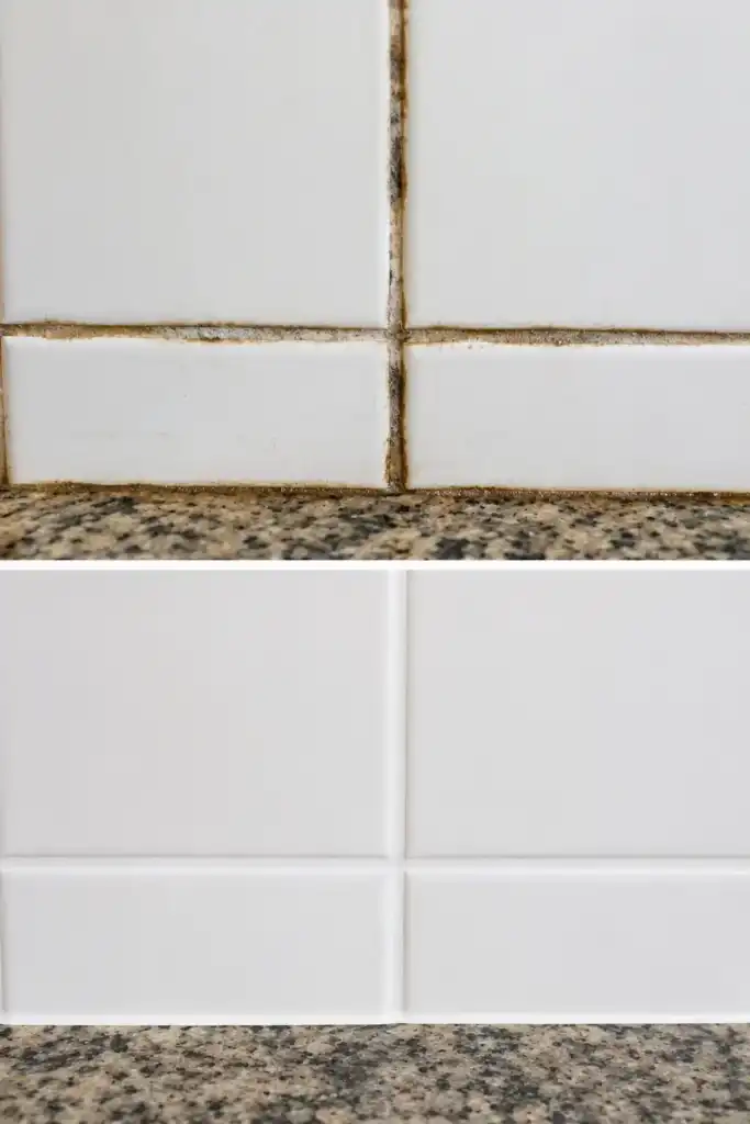 El truco para eliminar la suciedad incrustada entre los azulejos de la cocina