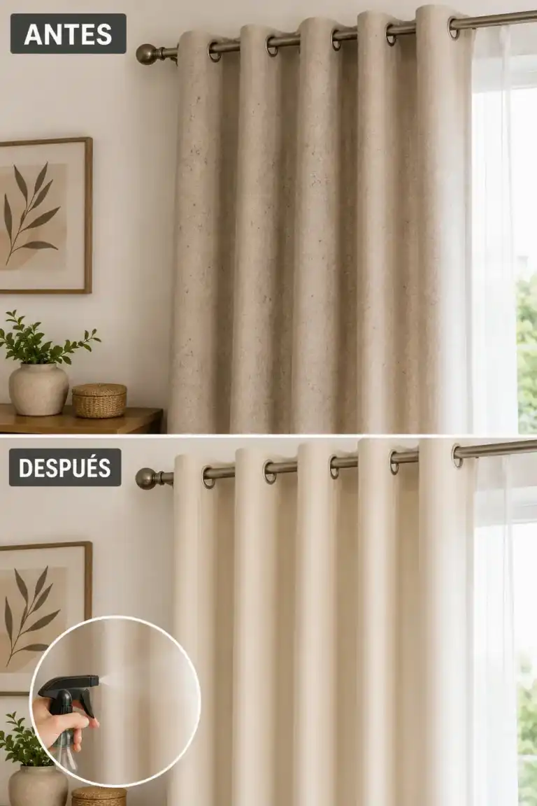 El truco para evitar que las cortinas se llenen de polvo demasiado rápido