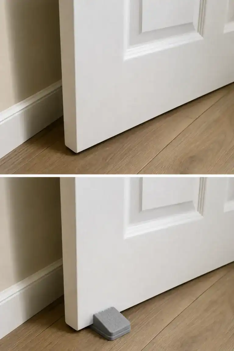 El truco para evitar que las puertas se cierren solas cuando hay corriente de aire