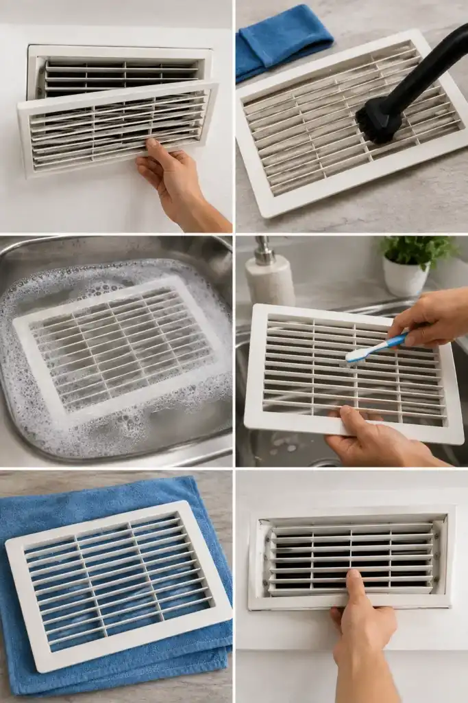 El truco para limpiar las rejillas del aire acondicionado antes de que llegue el calor