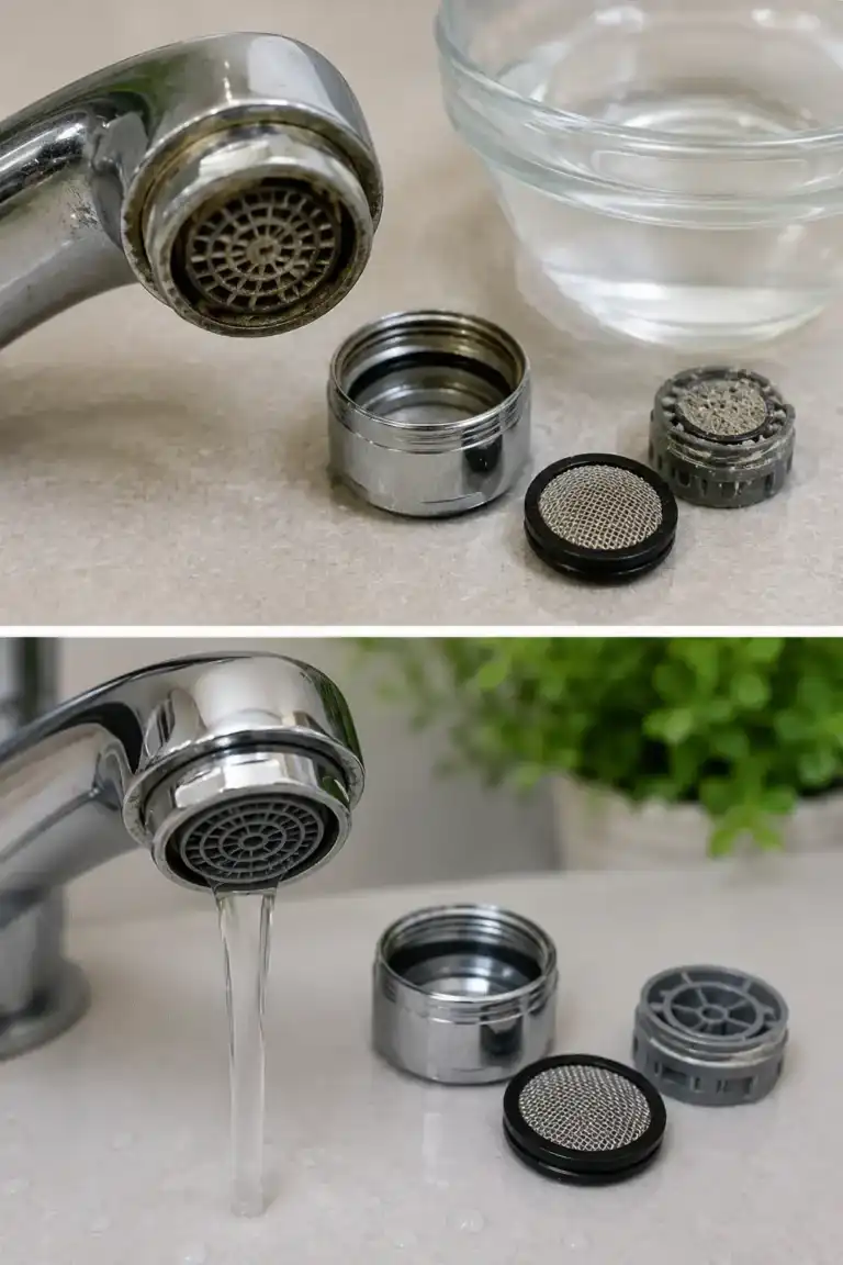 El truco para limpiar los filtros de los grifos y mejorar el caudal del agua