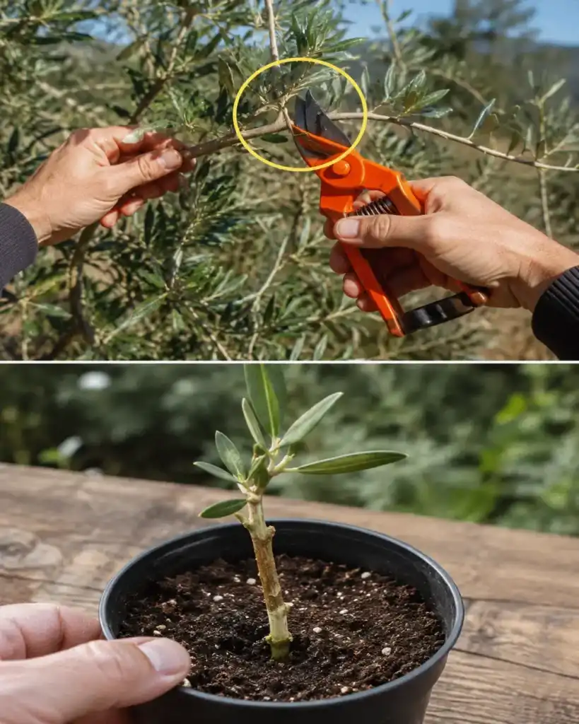 El truco que utilizan muchos jardineros para propagar un olivo fácilmente
