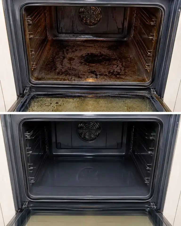 La mezcla casera que elimina la grasa pegada del horno sin frotar durante horas