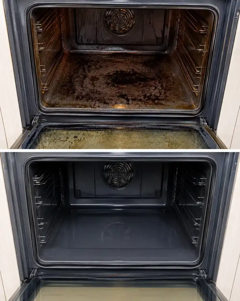 La mezcla casera que elimina la grasa pegada del horno sin frotar durante horas