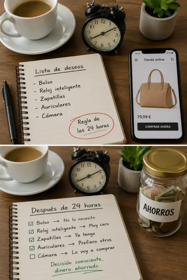 La regla de las 24 horas que evita las compras impulsivas