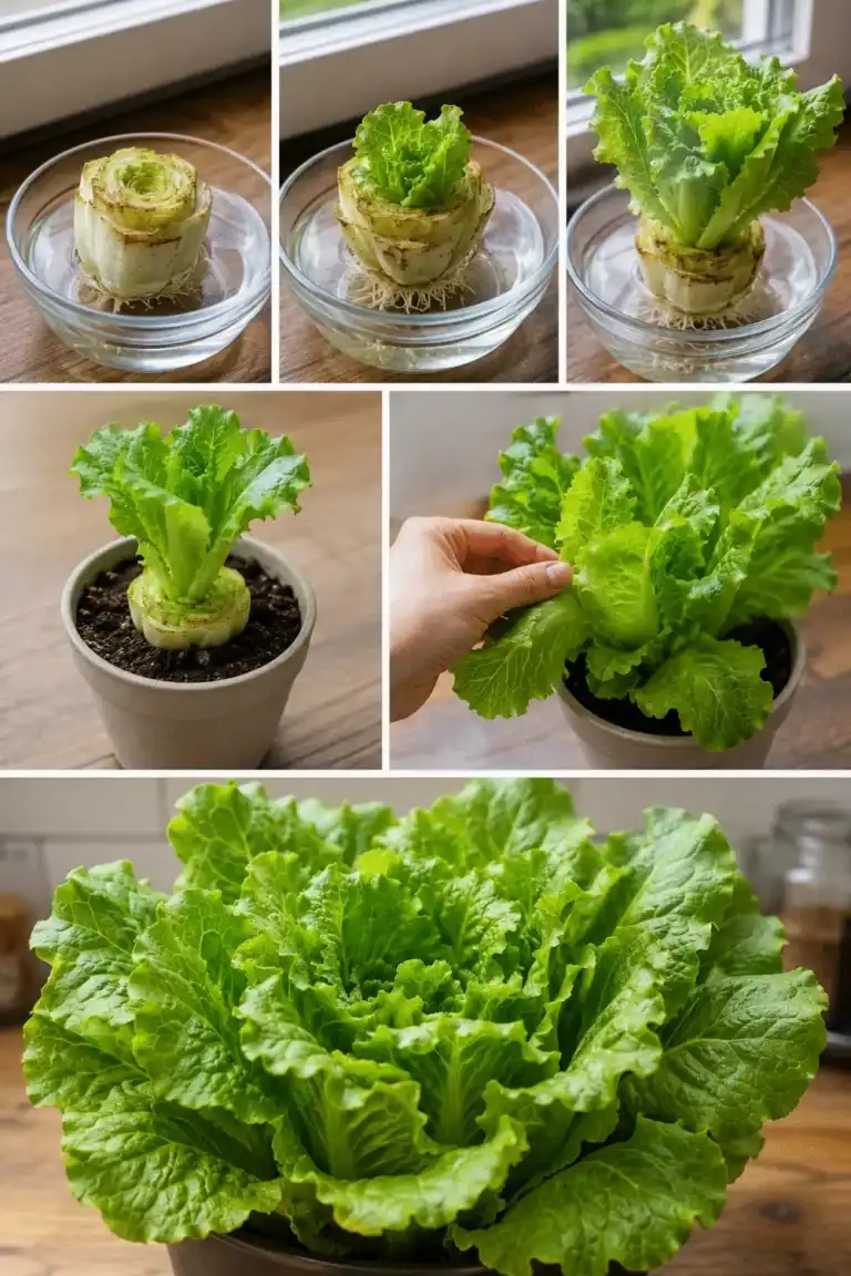 La revolución del "Regrow": el método sencillo para aprovechar los restos de cocina y obtener lechuga fresca una y otra vez