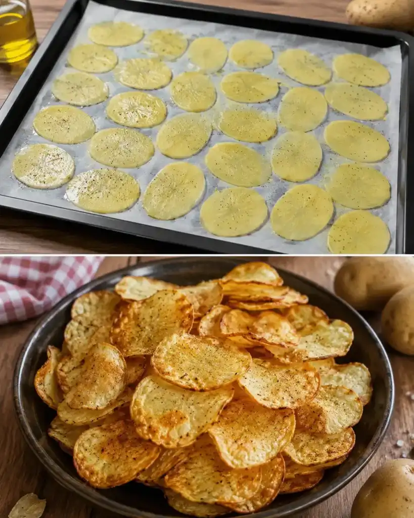 La técnica que consigue patatas chips perfectas sin necesidad de freír