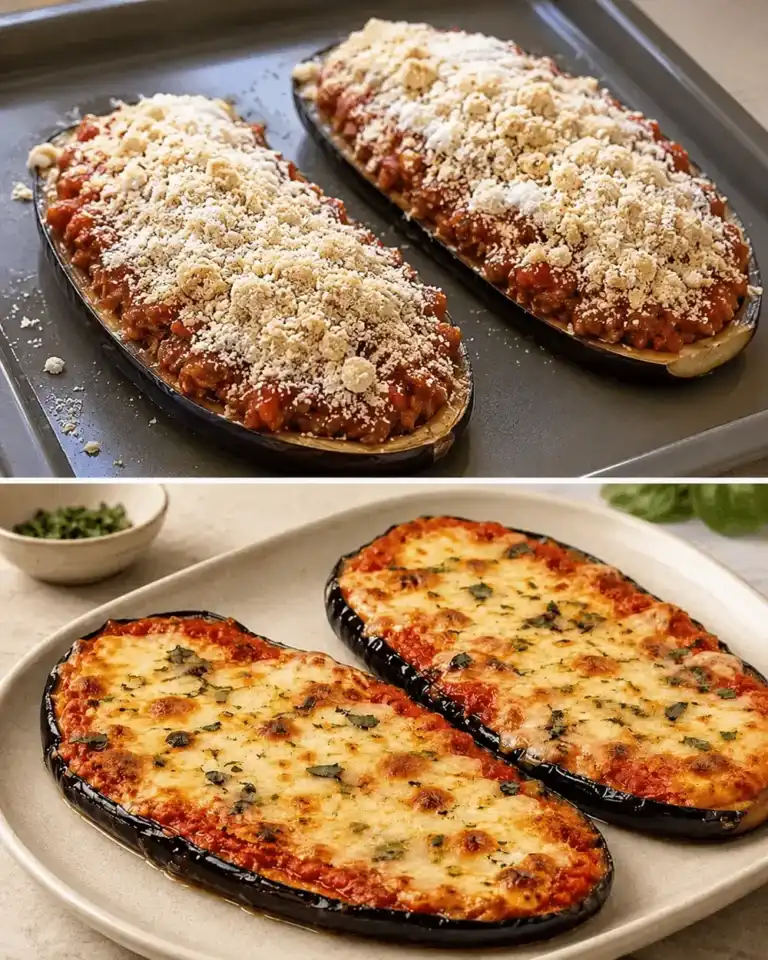 Las berenjenas al horno más irresistibles: con queso gratinado y un relleno que conquista a todos