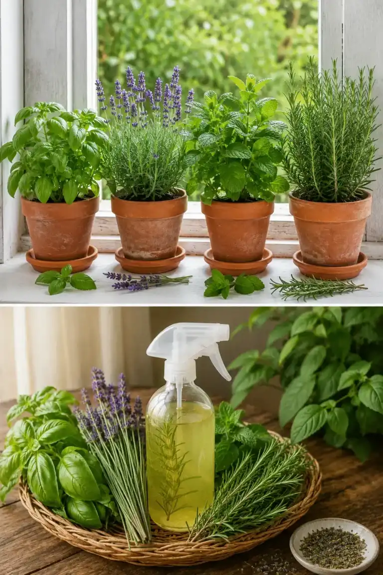 Las hierbas aromáticas que ayudan a mantener alejados algunos insectos del hogar