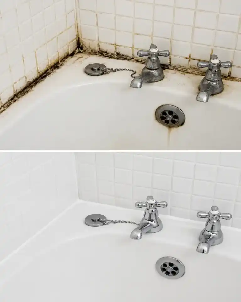 ¿Las juntas de tu baño siguen negras después de limpiarlas? Prueba este truco
