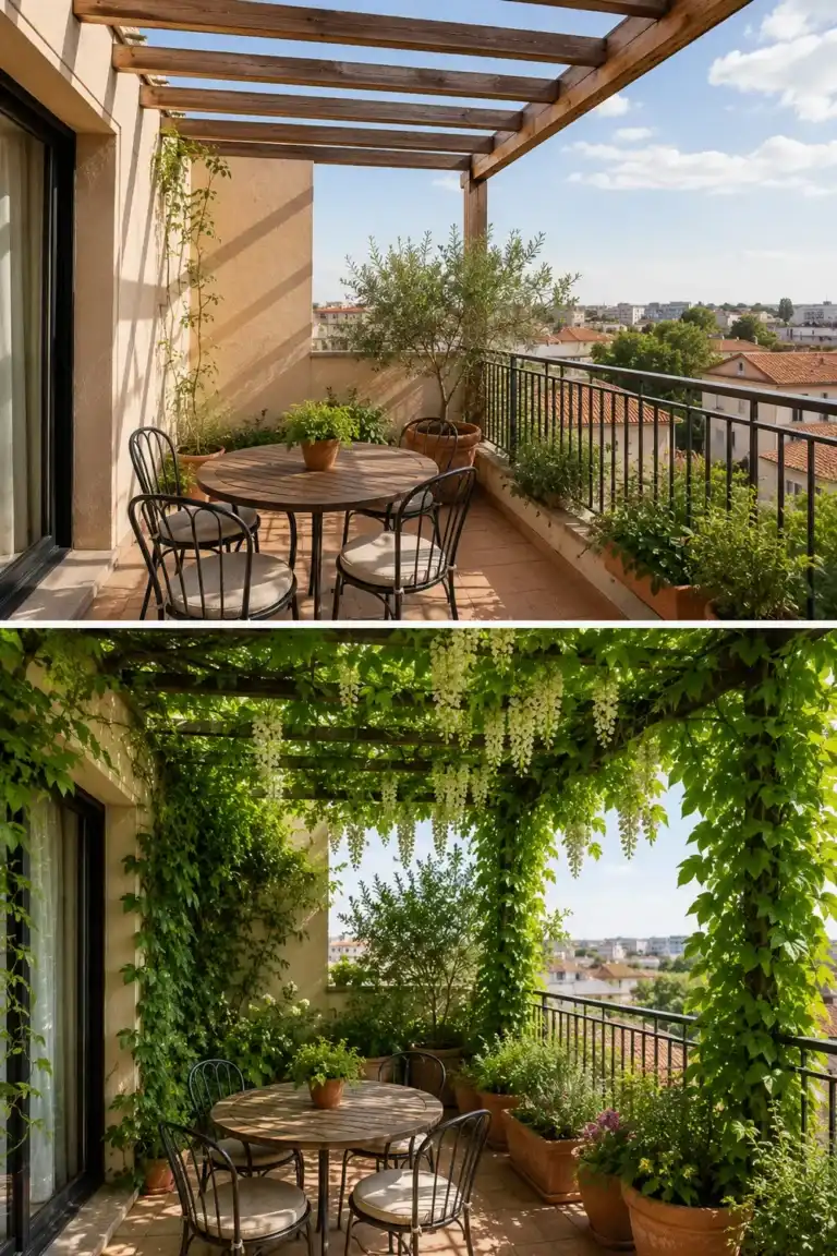 Las plantas trepadoras ideales para crear sombra en terrazas y balcones